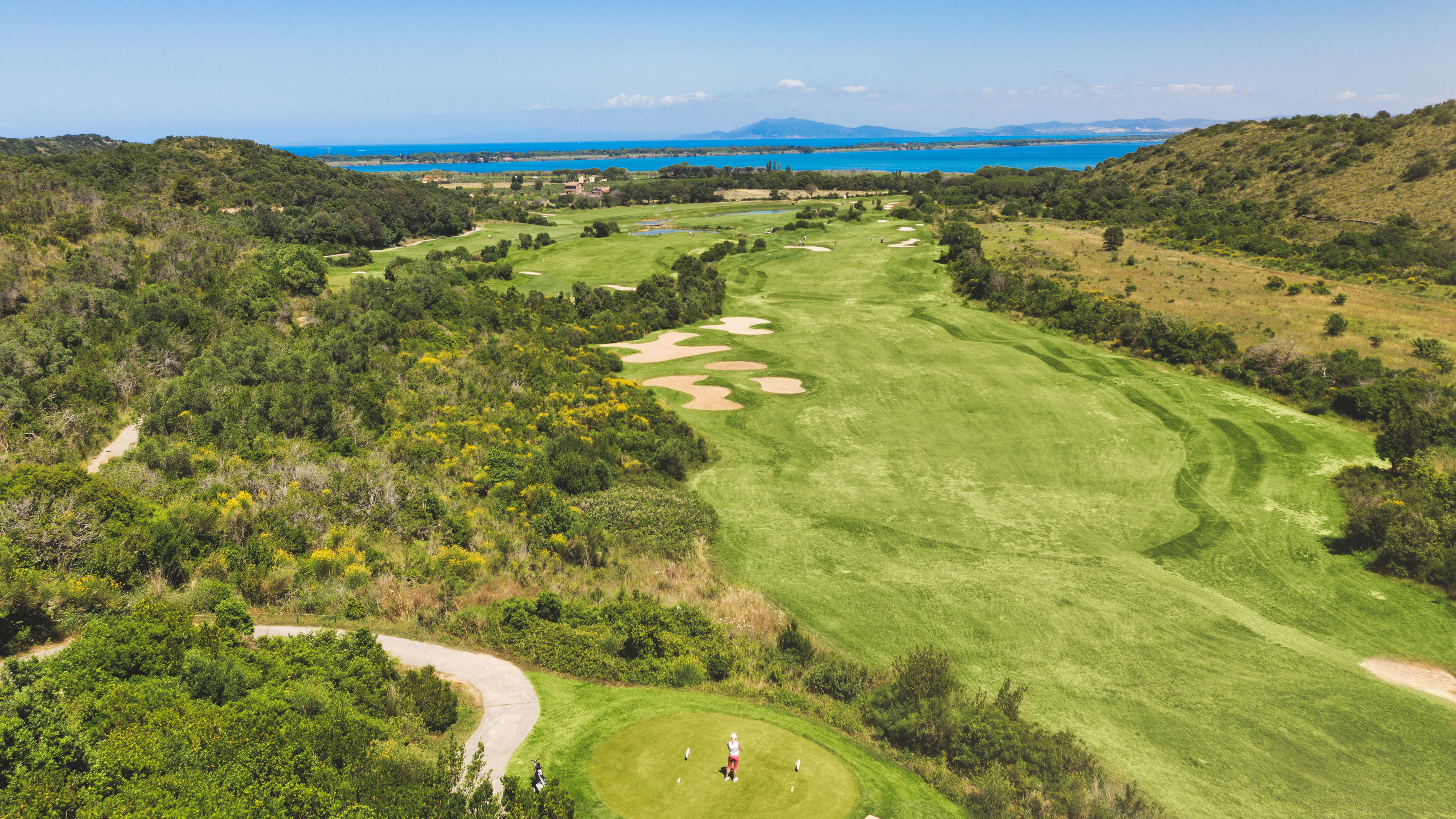 The view from the 3rd hole at Argentario